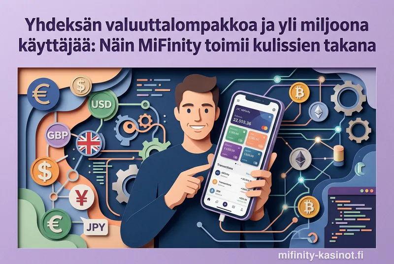 Yhdeksän valuuttalompakkoa ja yli miljoona käyttäjää: Näin MiFinity toimii kulissien takana